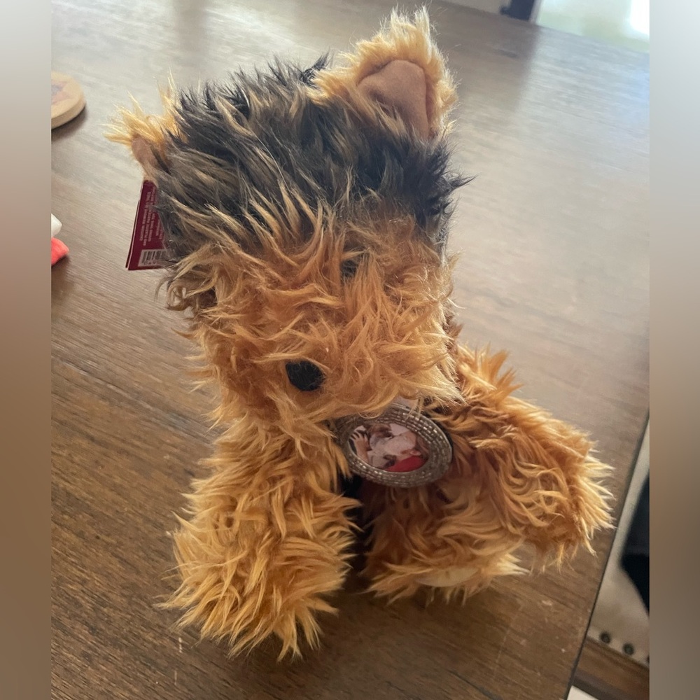 Victorias Secret MAX Yorkie PLUSH Dog 2003 Puppy Easter basket